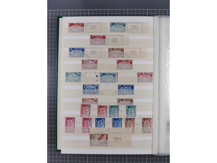 1892/1980, collection in large album starting Turkey cancellations on stamps and piece including Jaffa and Jerusalem in vario