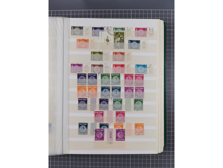 1892/1980, collection in large album starting Turkey cancellations on stamps and piece including Jaffa and Jerusalem in vario