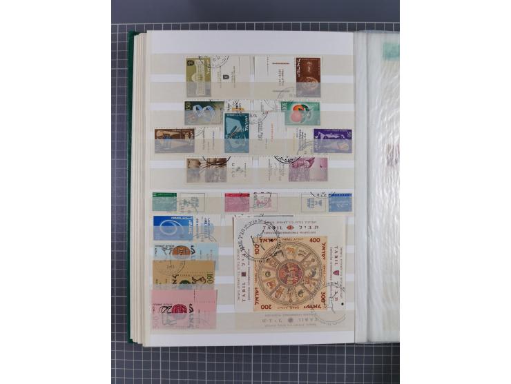 1892/1980, collection in large album starting Turkey cancellations on stamps and piece including Jaffa and Jerusalem in vario