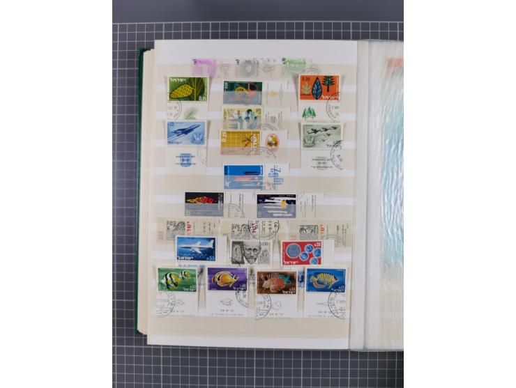 1892/1980, collection in large album starting Turkey cancellations on stamps and piece including Jaffa and Jerusalem in vario