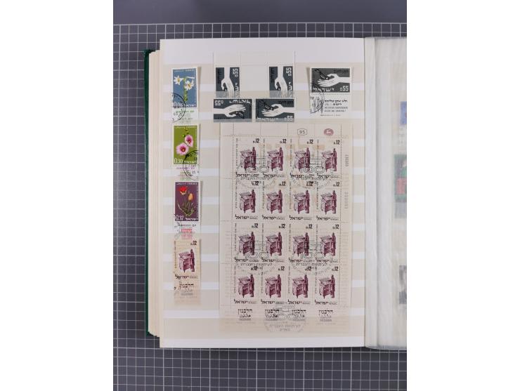 1892/1980, collection in large album starting Turkey cancellations on stamps and piece including Jaffa and Jerusalem in vario