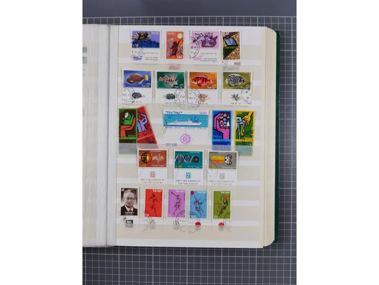 1892/1980, collection in large album starting Turkey cancellations on stamps and piece including Jaffa and Jerusalem in vario