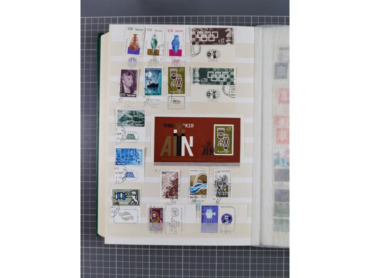 1892/1980, collection in large album starting Turkey cancellations on stamps and piece including Jaffa and Jerusalem in vario