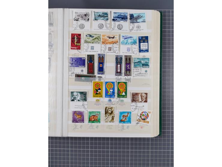 1892/1980, collection in large album starting Turkey cancellations on stamps and piece including Jaffa and Jerusalem in vario