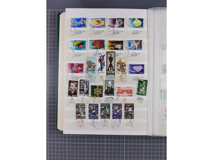 1892/1980, collection in large album starting Turkey cancellations on stamps and piece including Jaffa and Jerusalem in vario