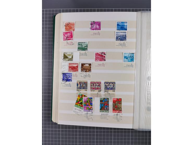 1892/1980, collection in large album starting Turkey cancellations on stamps and piece including Jaffa and Jerusalem in vario