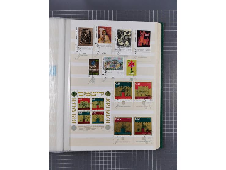 1892/1980, collection in large album starting Turkey cancellations on stamps and piece including Jaffa and Jerusalem in vario