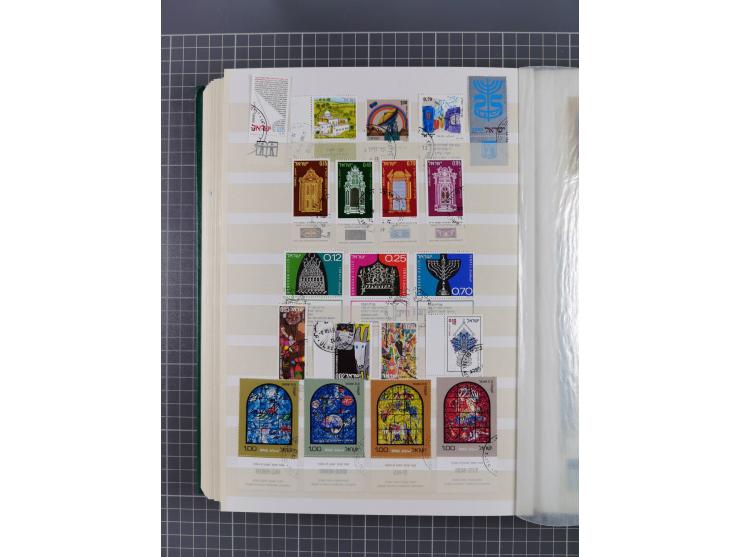 1892/1980, collection in large album starting Turkey cancellations on stamps and piece including Jaffa and Jerusalem in vario