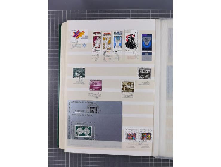 1892/1980, collection in large album starting Turkey cancellations on stamps and piece including Jaffa and Jerusalem in vario