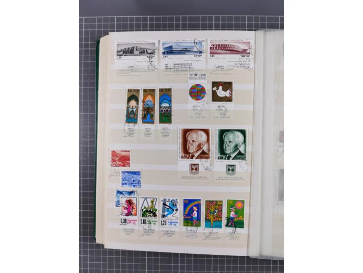 1892/1980, collection in large album starting Turkey cancellations on stamps and piece including Jaffa and Jerusalem in vario