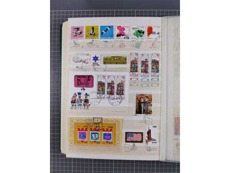 1892/1980, collection in large album starting Turkey cancellations on stamps and piece including Jaffa and Jerusalem in vario