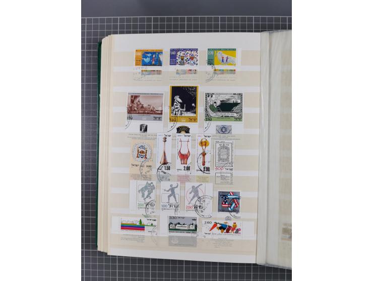 1892/1980, collection in large album starting Turkey cancellations on stamps and piece including Jaffa and Jerusalem in vario