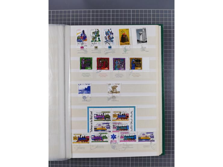 1892/1980, collection in large album starting Turkey cancellations on stamps and piece including Jaffa and Jerusalem in vario