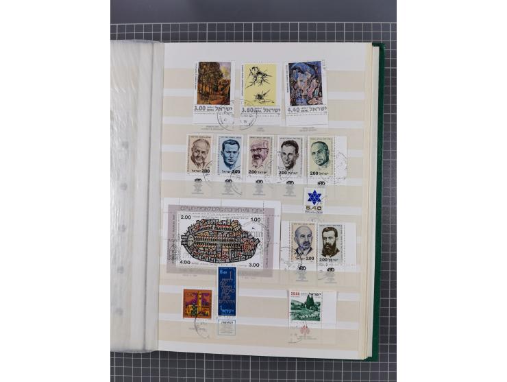 1892/1980, collection in large album starting Turkey cancellations on stamps and piece including Jaffa and Jerusalem in vario