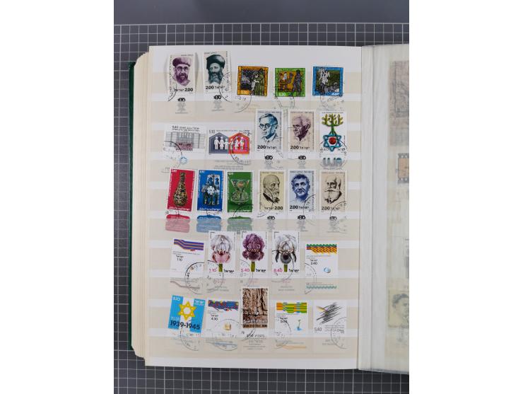 1892/1980, collection in large album starting Turkey cancellations on stamps and piece including Jaffa and Jerusalem in vario