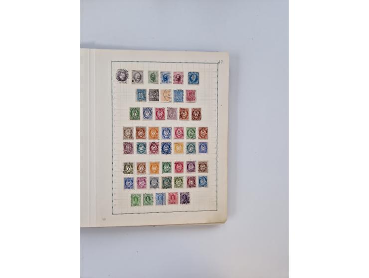 1851/1970 (ca.), mint never hinged/unused and mostly used collection, including some German States with covers, German Empire