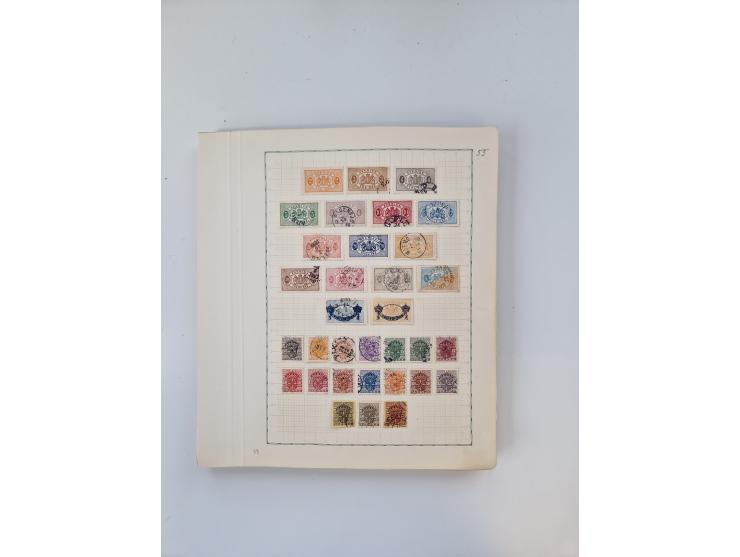 1851/1970 (ca.), mint never hinged/unused and mostly used collection, including some German States with covers, German Empire