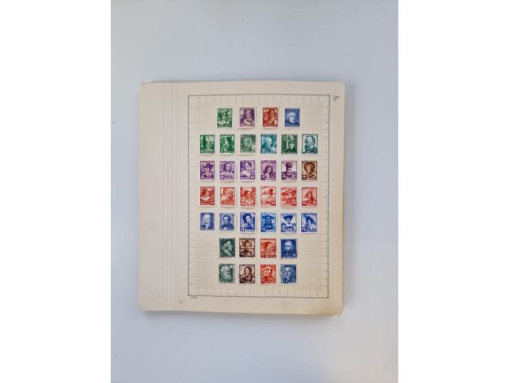 1851/1970 (ca.), mint never hinged/unused and mostly used collection, including some German States with covers, German Empire