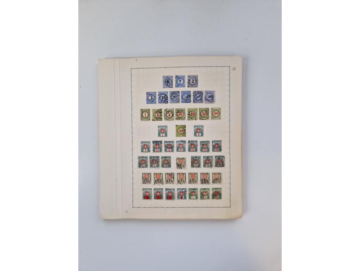 1851/1970 (ca.), mint never hinged/unused and mostly used collection, including some German States with covers, German Empire