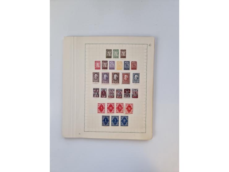 1851/1970 (ca.), mint never hinged/unused and mostly used collection, including some German States with covers, German Empire