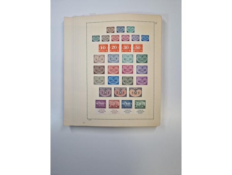 1851/1970 (ca.), mint never hinged/unused and mostly used collection, including some German States with covers, German Empire