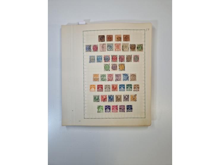 1851/1970 (ca.), mint never hinged/unused and mostly used collection, including some German States with covers, German Empire