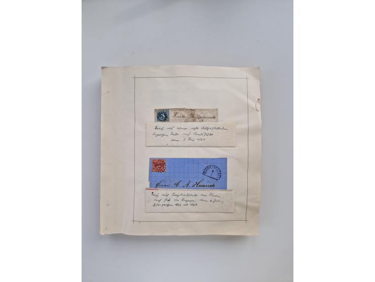 1851/1970 (ca.), mint never hinged/unused and mostly used collection, including some German States with covers, German Empire