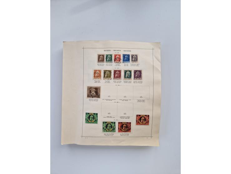 1851/1970 (ca.), mint never hinged/unused and mostly used collection, including some German States with covers, German Empire