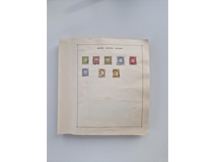 1851/1970 (ca.), mint never hinged/unused and mostly used collection, including some German States with covers, German Empire