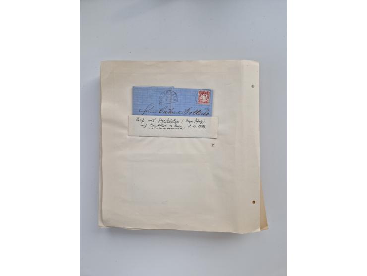 1851/1970 (ca.), mint never hinged/unused and mostly used collection, including some German States with covers, German Empire