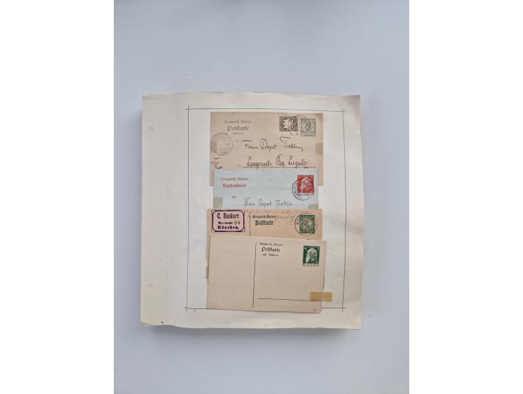 1851/1970 (ca.), mint never hinged/unused and mostly used collection, including some German States with covers, German Empire