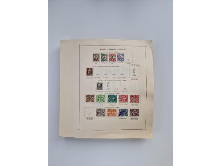 1851/1970 (ca.), mint never hinged/unused and mostly used collection, including some German States with covers, German Empire