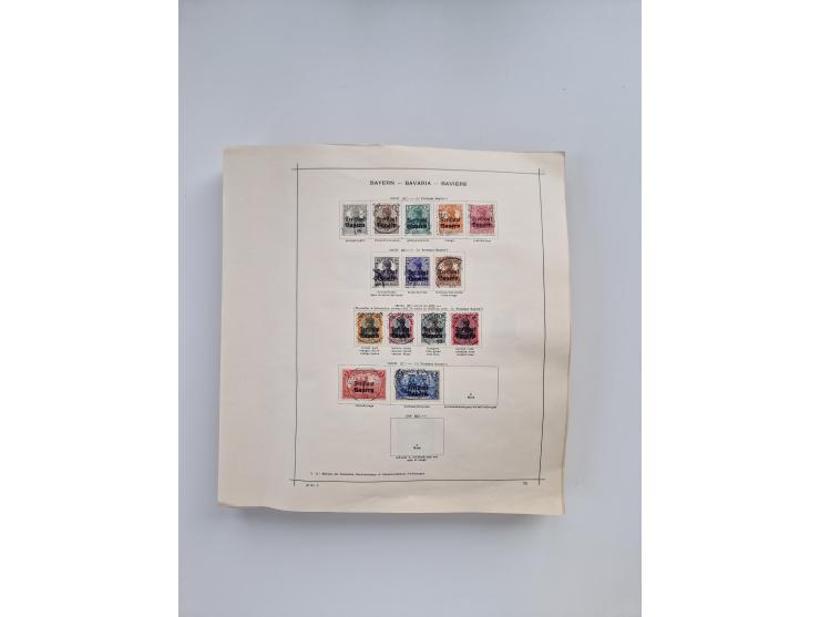 1851/1970 (ca.), mint never hinged/unused and mostly used collection, including some German States with covers, German Empire