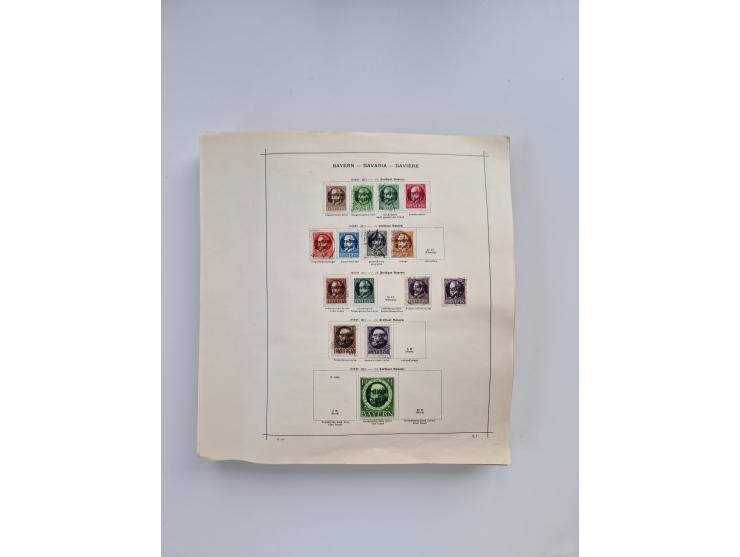 1851/1970 (ca.), mint never hinged/unused and mostly used collection, including some German States with covers, German Empire