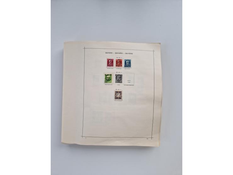 1851/1970 (ca.), mint never hinged/unused and mostly used collection, including some German States with covers, German Empire