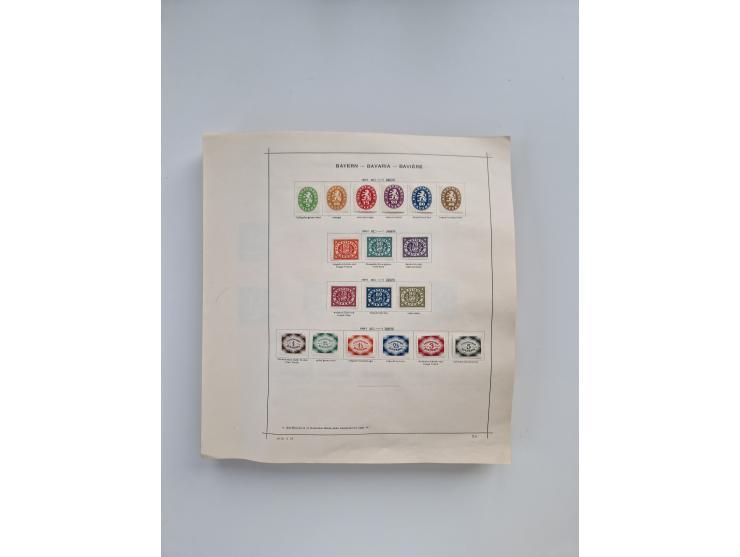 1851/1970 (ca.), mint never hinged/unused and mostly used collection, including some German States with covers, German Empire