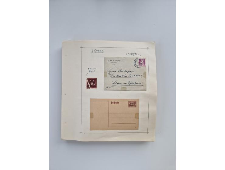 1851/1970 (ca.), mint never hinged/unused and mostly used collection, including some German States with covers, German Empire