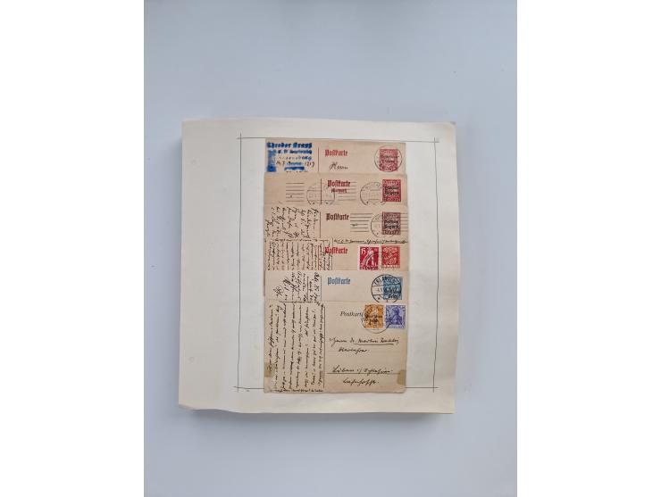 1851/1970 (ca.), mint never hinged/unused and mostly used collection, including some German States with covers, German Empire