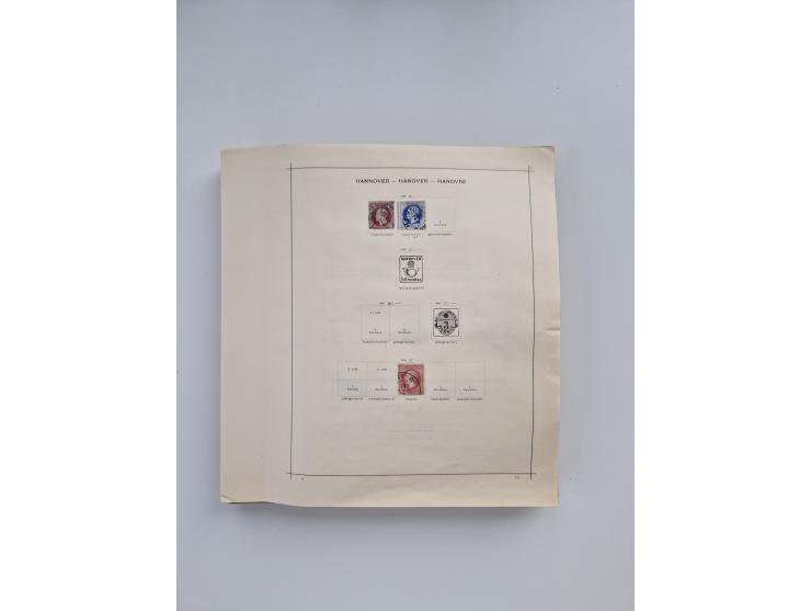 1851/1970 (ca.), mint never hinged/unused and mostly used collection, including some German States with covers, German Empire