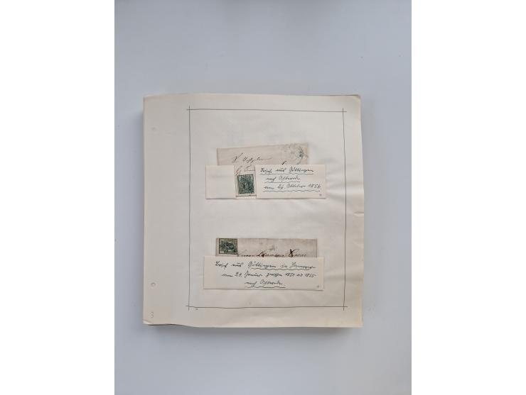 1851/1970 (ca.), mint never hinged/unused and mostly used collection, including some German States with covers, German Empire