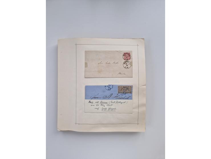1851/1970 (ca.), mint never hinged/unused and mostly used collection, including some German States with covers, German Empire