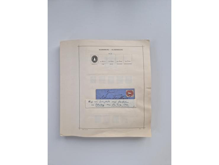 1851/1970 (ca.), mint never hinged/unused and mostly used collection, including some German States with covers, German Empire
