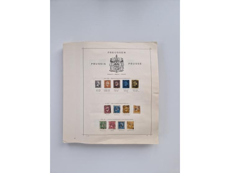 1851/1970 (ca.), mint never hinged/unused and mostly used collection, including some German States with covers, German Empire