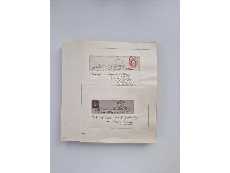 1851/1970 (ca.), mint never hinged/unused and mostly used collection, including some German States with covers, German Empire