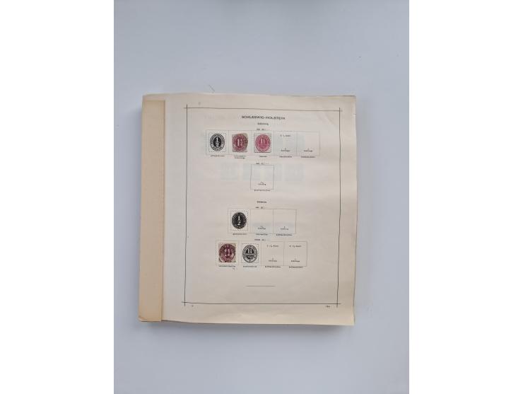 1851/1970 (ca.), mint never hinged/unused and mostly used collection, including some German States with covers, German Empire