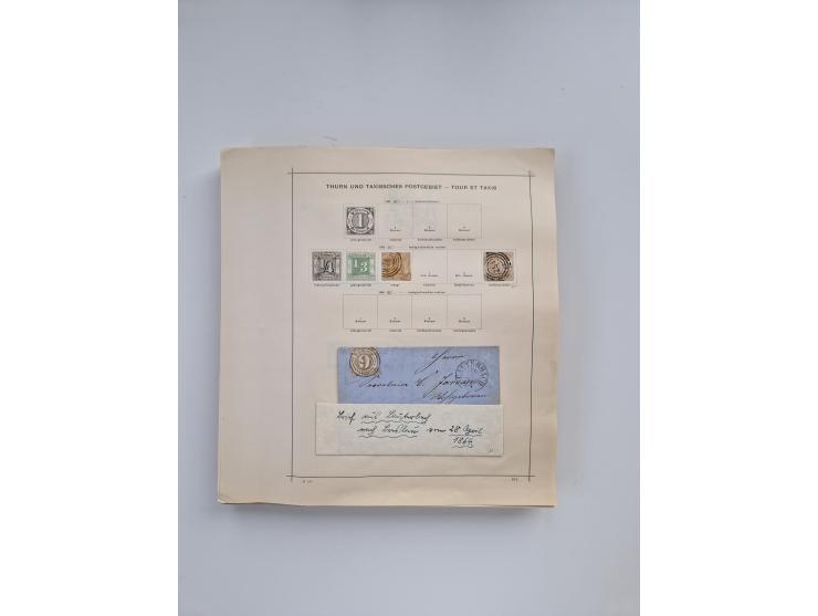 1851/1970 (ca.), mint never hinged/unused and mostly used collection, including some German States with covers, German Empire