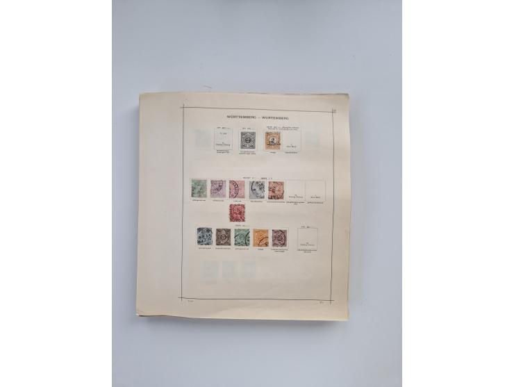 1851/1970 (ca.), mint never hinged/unused and mostly used collection, including some German States with covers, German Empire