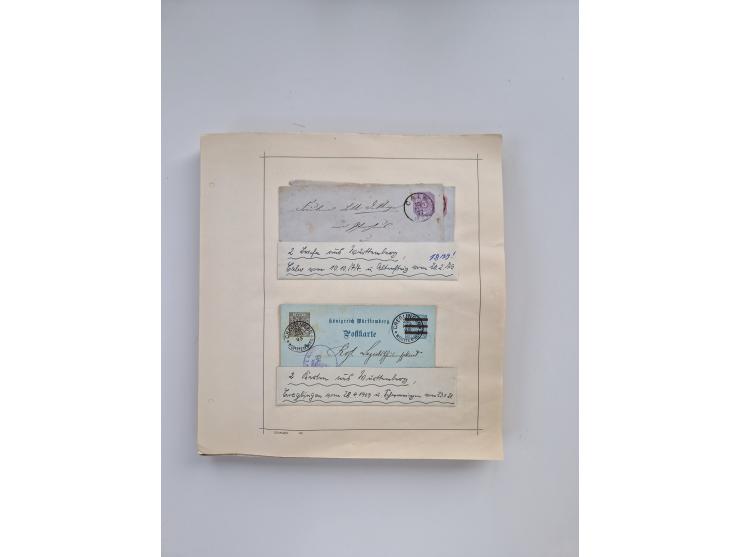 1851/1970 (ca.), mint never hinged/unused and mostly used collection, including some German States with covers, German Empire