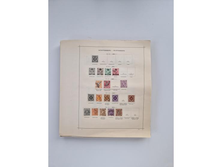 1851/1970 (ca.), mint never hinged/unused and mostly used collection, including some German States with covers, German Empire