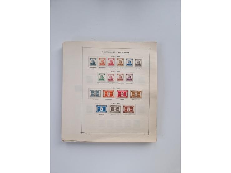 1851/1970 (ca.), mint never hinged/unused and mostly used collection, including some German States with covers, German Empire